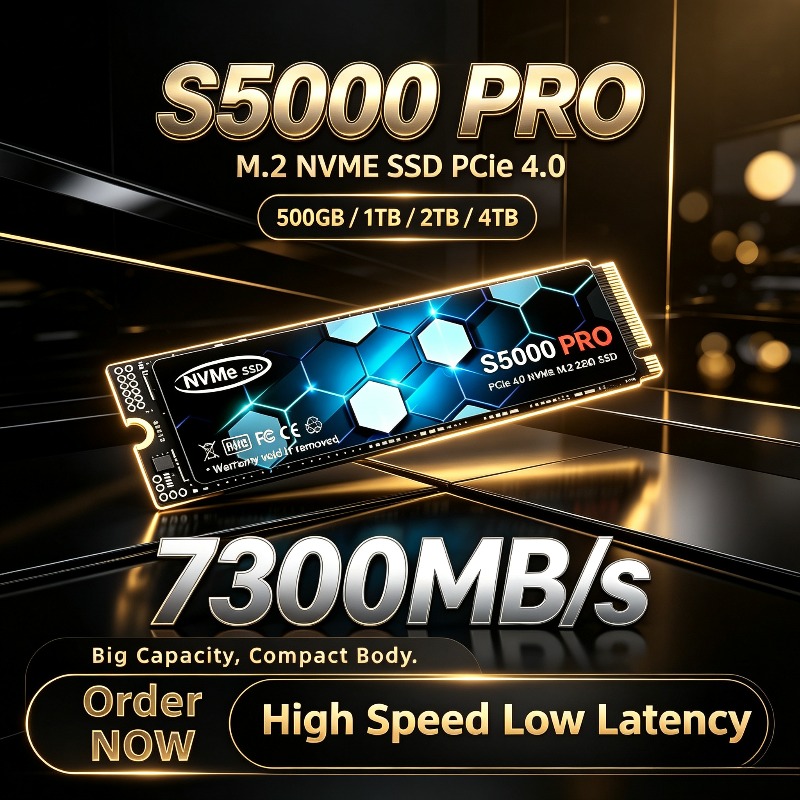 M.2 Nvme 4Tb Pcie 4.0 Ssd - NEW S5000 PRO M.2 SSD Hard