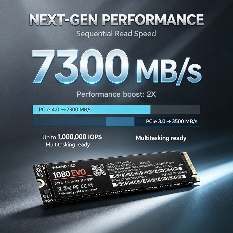 NEW High Performance 1080 EVO  - M.2 Nvme 4Tb Pcie 4.0 Ssd review and price