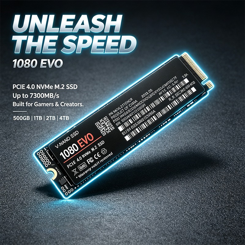 NEW High Performance 1080 EVO  - M.2 Nvme 4Tb Pcie 4.0 Ssd review and price