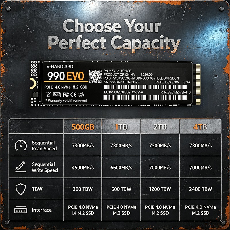 990 EVO M.2 2280 NVMe PCIe 4.0 - M.2 Nvme 4Tb Pcie 4.0 Ssd review and price